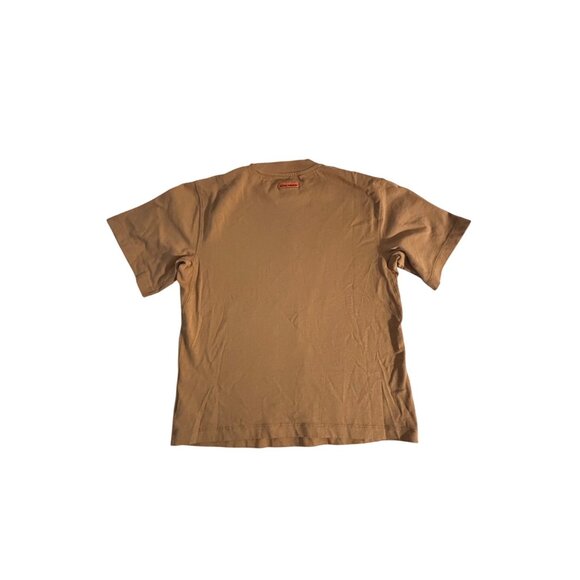 Heron Preston Brown Cotton Short Sleeve T-Shirt With Russian Script For Men - Picture 2 of 5